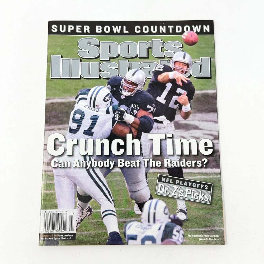 Sports Illustrated Jan 20 2003 Rich Gannon Oakland Raiders Super Bowl NFL